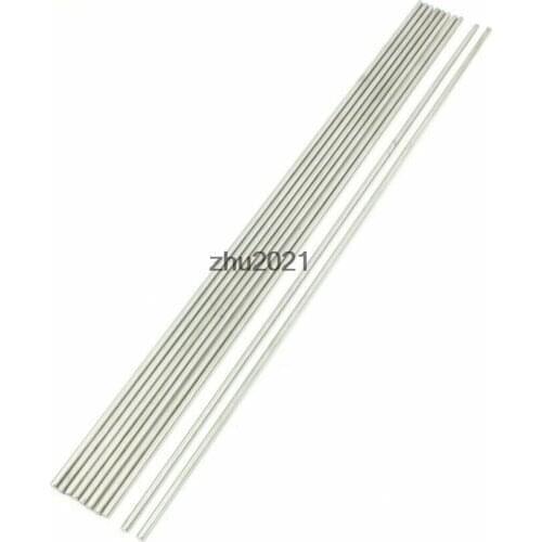 10 Pcs Replacement Metal Round Rods Bars 3mmx200mm for RC Car