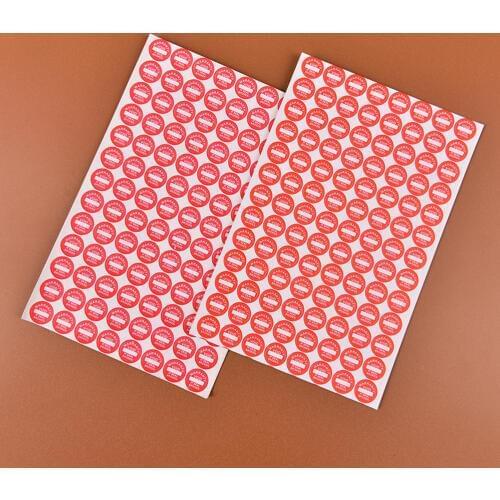 2sheets (total 208Pcs) Universal Guaranteed VOID Sticker Toy Strong Adhesive Warranty Fragile Seal Label Sticker 10x10mm