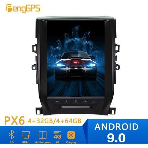 Android 9.0 PX6 4+64GB Tesla Style Car DVD Player For Toyota Reiz X 2010-2013 Head Unit Multimedia Radio Player GPS Navigation