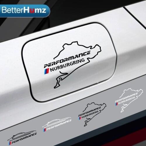 BETTERHUMZ Car Stickers M performance Fuel Tank Cap Sticker Car Stickers Creative Vinyl Sticker For BMW F20 F10 F01 F30 E90 G20