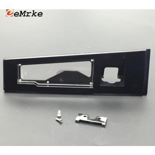 EEMRKE Car Rearview Camera Bracket License Plate Lights Housing Mount for Cadillac SLS 2010 2011 2012 2013 2014 2015