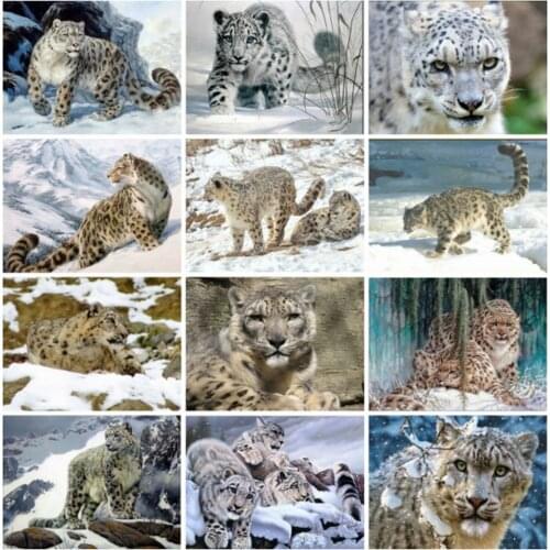 EverShine Diamond Painting Kits Full Square Leopard Cross Stitch Diamond Embroidery Sale Animals Handmade Hobby Gift Wall Decor
