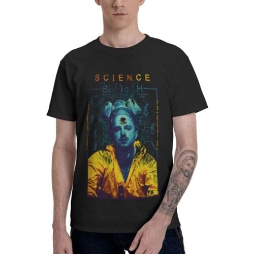 Breaking Bad Jesse Pinkman Tshirts Men Leisure Tee Tops Cotton T Shirts Short Sleeve Heisenberg T-shirts Gift Idea Merch