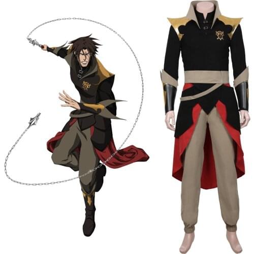 Castlevania Season 3-Trevor Belmont Cosplay Costume Halloween Carnival Outfits