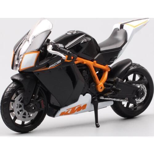 1:18 Scale Bburago 1190 RC8 R Sports Bike Diecast Model Toy Superbike Vehicles Motorcycle Street Rider Children Hobby Souvenir