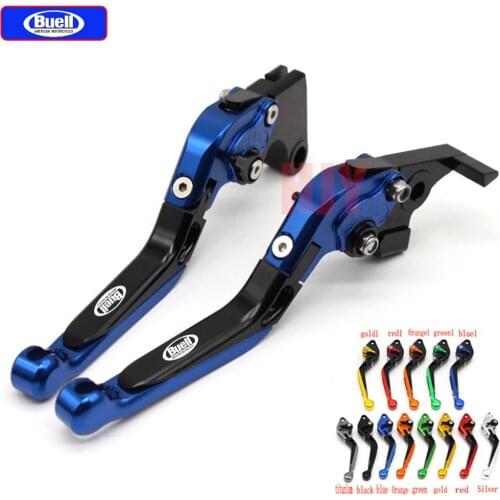 Motorcycle Folding Extendable CNC Adjustable Clutch Brake Levers For Buell XB9 all models 2003 2004 2005 2006 2007 2008 2009