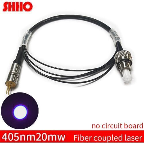 High quality customizable 405nm 20mw blue violet light fiber coupled laser optical coupling machine fiber coupling rate >90