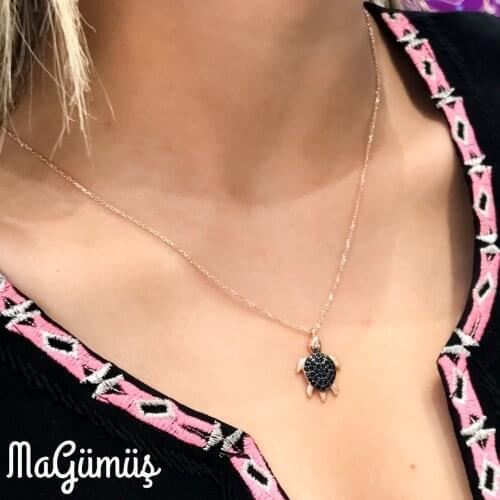 New Design Tortoise Silver Necklace