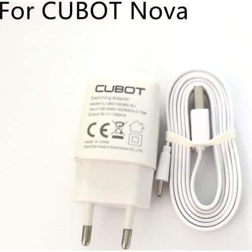 CUBOT Nova New Travel Charger + USB Cable USB Line For CUBOT Nova MT6739 5.5" 720x1440 Free Shipping