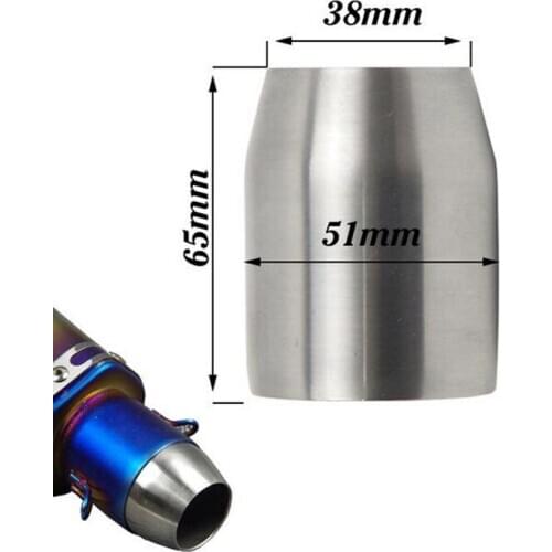 Motorcycle exhaust pipe muffler convertor adapter 38-51mm connector link pipe adapter 38-51mm motorcycle exhaust adapter