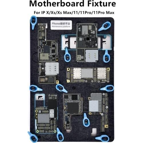 Qianli 6 in 1 motherboard fixture For phone x/xs/xs max/11/11pro/11pro max main board positioning desoldering chip tin planting