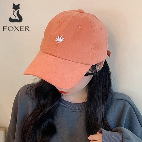 FOXER Adjustable Unisex New Baseball Cap Korean Version Of The Sunscreen Sunshade Cap Fashion Classic Cotton Outdoor Sun Hat