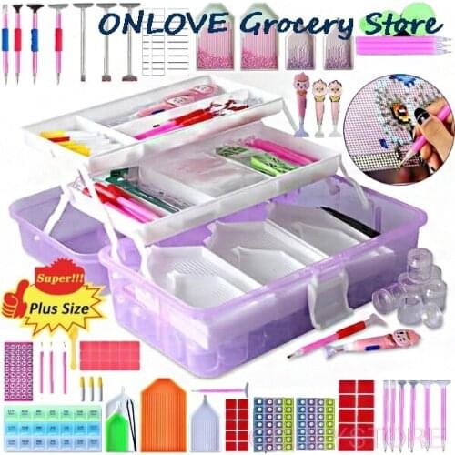 Roller Press Drill Applicator Artifact DIY Diamond Painting Cross Stitch Craft Tool Art Embroidery Fitting Kit Colorful Plastic