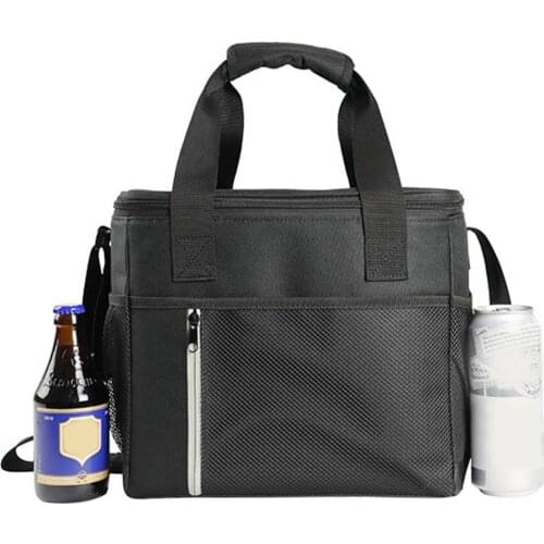 Thermal Insulation Bag Large Capacity Waterproof Food Package With Two-way Zipper For Heat And Cold Preservation Food Delivery