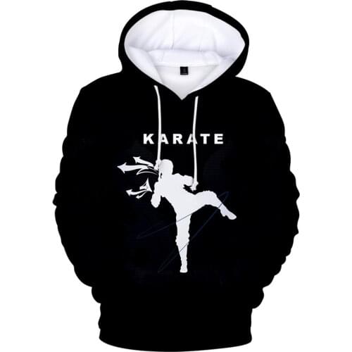Popular Kyokushin Karate 3D Hoodies Sweatshirts Men/Women Long Sleeve Hoody Fashion Kids Cartoon Sweatshirts Pullover Oversize