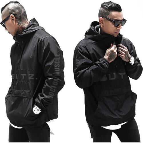 Thin outdoor sports autumn and winter new Europe and the United States single-layer jacket mens windproof jacket