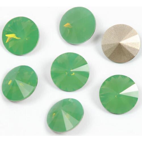 YANRUO 1122 All Sizes Pacific Opal Rivoli Strass Crystal Fancy Stones Handicraft Point Back Sewn Rhinestones For Clothes