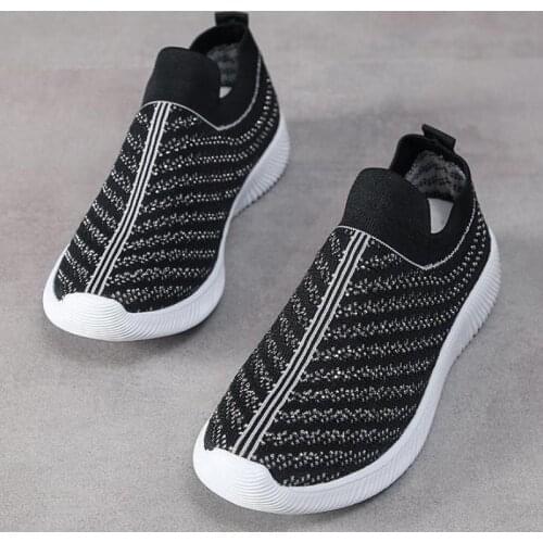 Women Sneakers High Quality Slip On Shoes Female Loafers Flats Summer Vulcanized For Women 2021 Plus Size Zapatilla Mujer