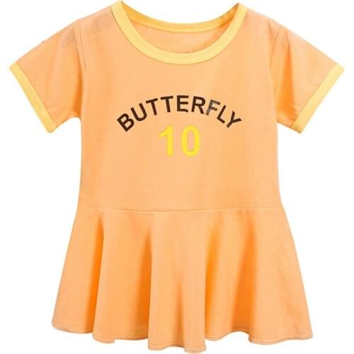 5 Colors Summer Girl Dress Cotton Newborn Toddlers Cute Infant Outfits Casual Baby Outdoor Clothes Kids Clothing