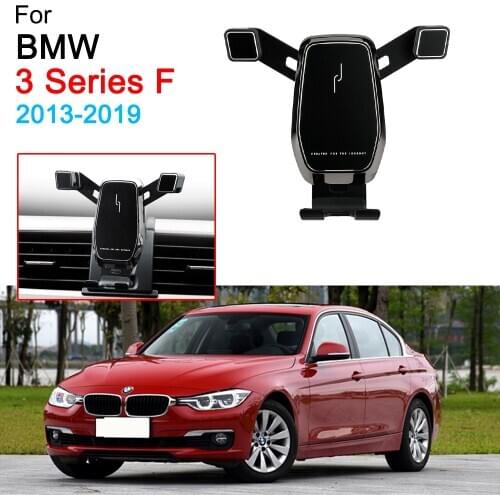 Car Phone Support GPS Stand Air Vent Mount Clip Clamp Mobile Phone Holder for BMW 3 Series F30 F35 Accessories 2013-2019