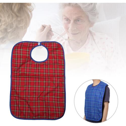 Large Waterproof Adult Mealtime Bibs Disability Clothes Cook Protector