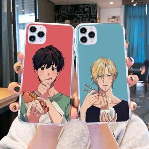 Anime Banana Fish Phone Case Transparent soft For iphone 5 5s 5c se 6 6s 7 8 11 12 plus mini x xs xr pro max