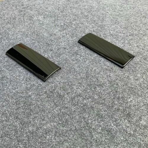 For Mitsubishi Delica 2020 2021 Black Middle Center Door Handle Catch Cover Trim Handle Decoration Sticker Interior Accessories