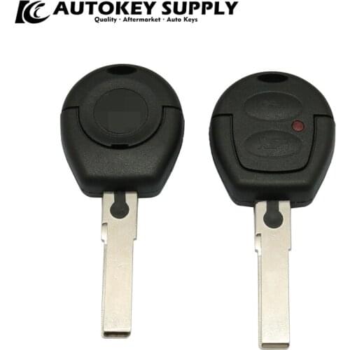 FORVW Key Blank, 2 Buttons Remote Key Blank, Car Key Shell Trunk Button AKVWS206