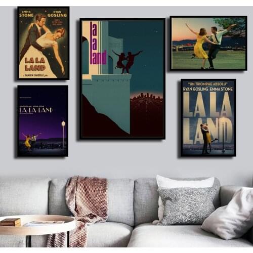 LA LA LAND Classic TV Series Movie High-End Poster Quality Canvas Retro Painting Mural Picture Bedroom Sofa Home Decor