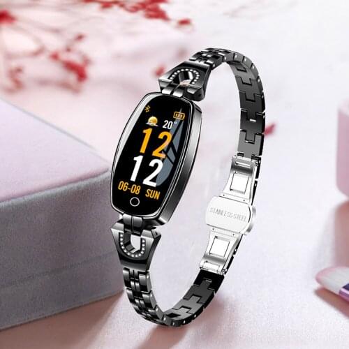 Fashion Smart Wristwatch Women Digital Watches Ladies 2021 IP67 Waterproof Heart Rate Monitoring Sport Bracelet For Android IOS