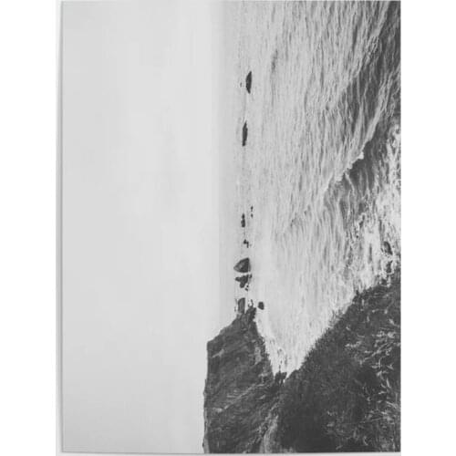 Wall Art California Caost Canvas Painting Modular Sea View Pictures HD Print Black White Poster Frame Home Decor For Living Room