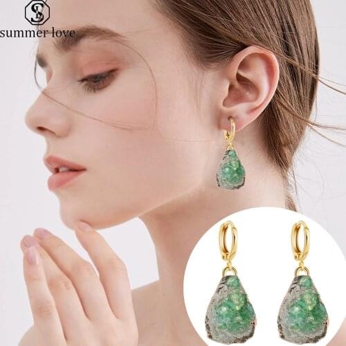 Blue Sky White Cloud Ball Shape Resin Drop Dangle Earrings Fashion Hook Earrings Creative Gifts for Women Jewelry