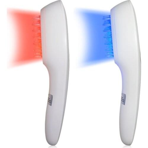 NEW Electric Infrared LED Antistatic Anti-Hair Loss Scalp Massage Comb Hair Growth Treatment Brush