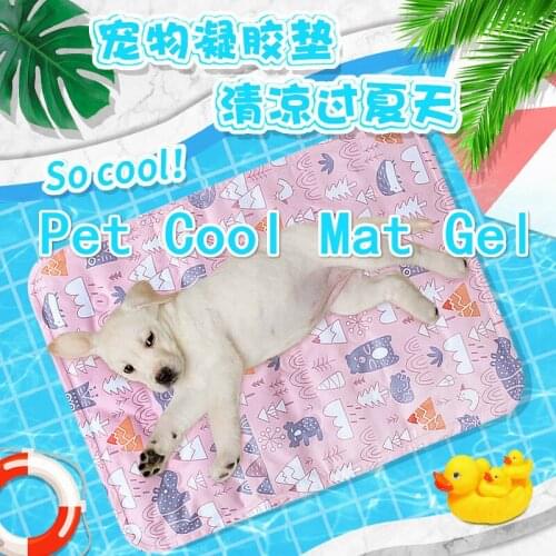 Pet Cool Mat Gel Pad Dog Cooling Cushion PVC Summer Soft Cat Cooling Bed Puppy Comfortable Heat Relief Gel Mat Dog Ice Mattress