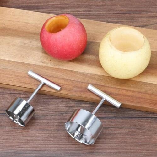 Sharp Stainless Steel Apple Core Coring Cutter Multi-function Fruit Core Pitter Remover Separator For Kitchen Tools Accessories