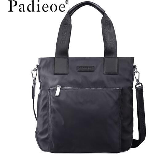 Padieoe Mens Waterproof Shoulder Bag Casual Tote Bag Nylon Messenger Bags Business Handbag Briefcase For Male NB160749-2