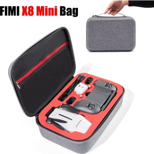 Portable Waterproof X8 Mini Hard Shell Drone Handbag Shoulder Bag Outdoor Carry Box Case for FIMI X8 Mini Accessories