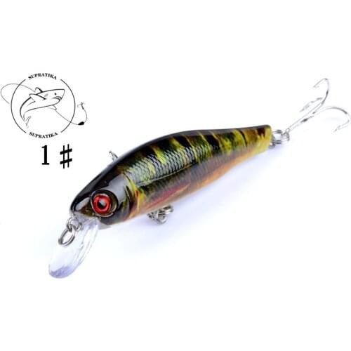 Fishing Lures Colorful Painting Bionic Skin 8.5cm/8.7g Minnow Hard Bait 3D Eyes Wobblers Artificial Baits Isca Pesca Fish Tackle