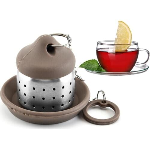 Stainless Steel Mesh Tea Infuser Reusable Tea Strainer Teapot Tea Leaf Spice Filter Drinkware Kitchen Accessories