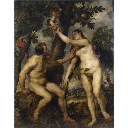Special offer # Peter Paul Rubens Adam and Eve The Fall of Man, 1628 Prado Madrid print art work on canvas