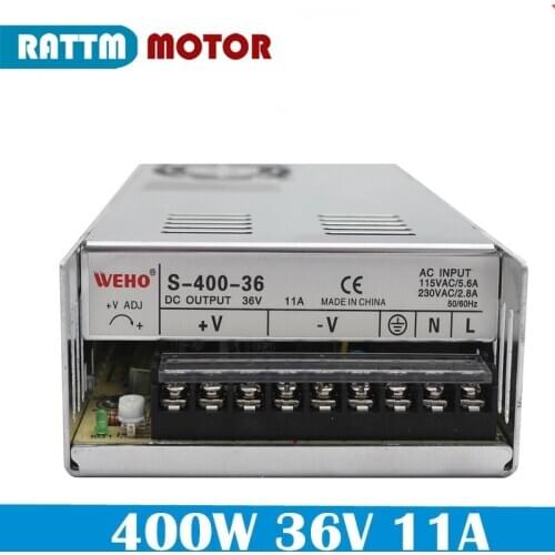 US Ship 400W 36V Switch Power Supply CNC Router Single Output Power Supply