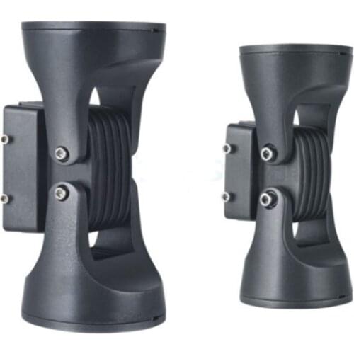 Led adjustable angle outdoor waterproof wall lamp aisle balcony outdoor wall washer lamp double head courtyard corridor lamp