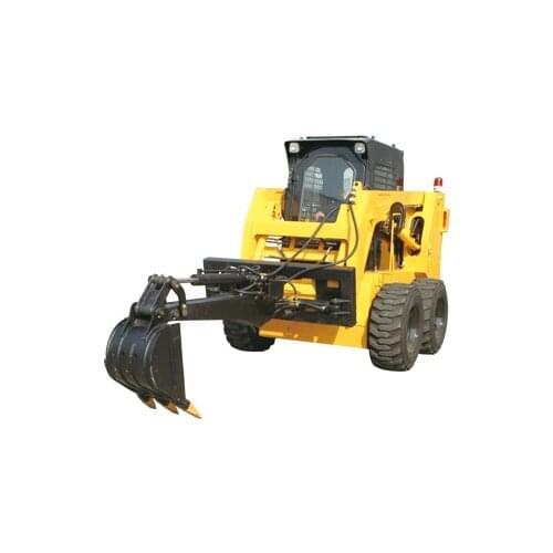 SYNBON SY45 Mini Front Loader Hand Control Small Size Wheel Skid Steer
