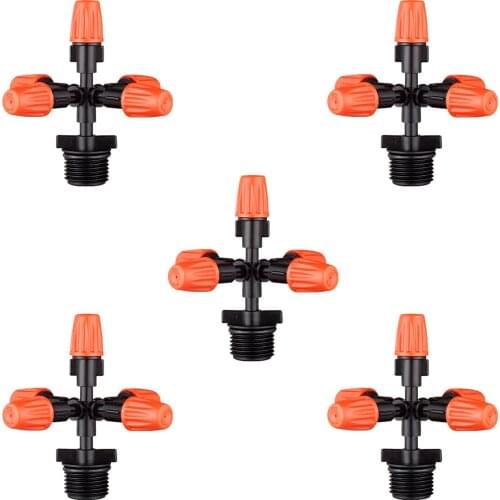 Mist Maker Irrigation Equipment Sprinkler Atomizer Nozzle Watering Sprayer 40 L/h Multi-use Durable Household Micro Sprinklers