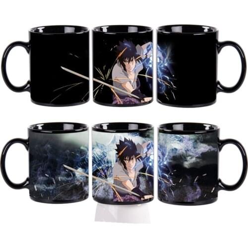 Funny Hot Color Change Tea Cups Anime Coffee Mugs Creative Drinkware Coffeeware