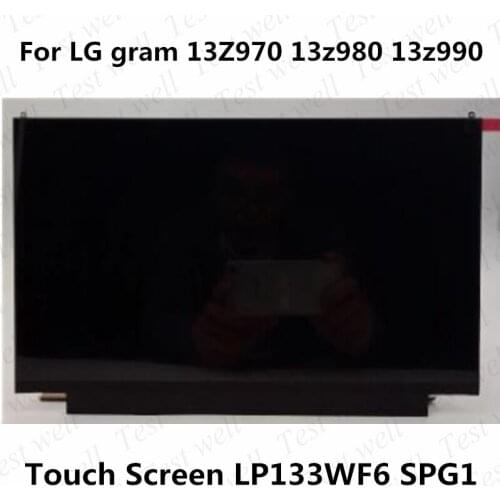 For LG gram 13Z970 13z980 13z990 LCD LED Touch Screen Touch Display Digitizer Screen Panel LP133WF6 SPG1