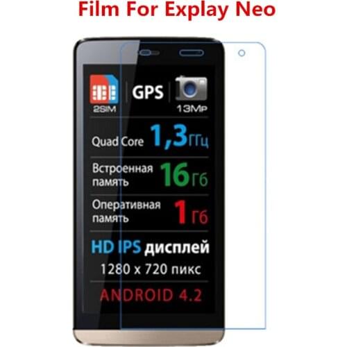 1/2/5/10 Pcs Ultra Thin Clear HD LCD Screen Protector Film With Cleaning Cloth Film For Explay Neo