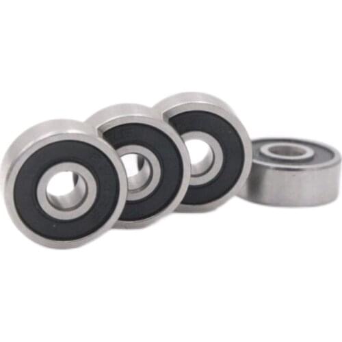 10PC Chrome Steel MR105 2RS 5x10x4mm Mini Ball Bearing