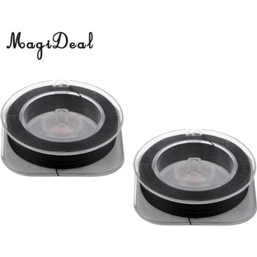 2 Spools 50m DIY Rod Guides Wrapping Thread Rod Repairing Building Rod Guides Wrapping Line Black