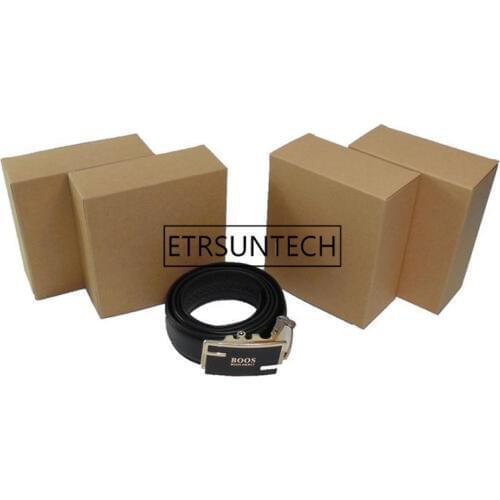 200pcs/lot kraft paper socks packing box tie box gift packaging boxes belt paper box wholesale